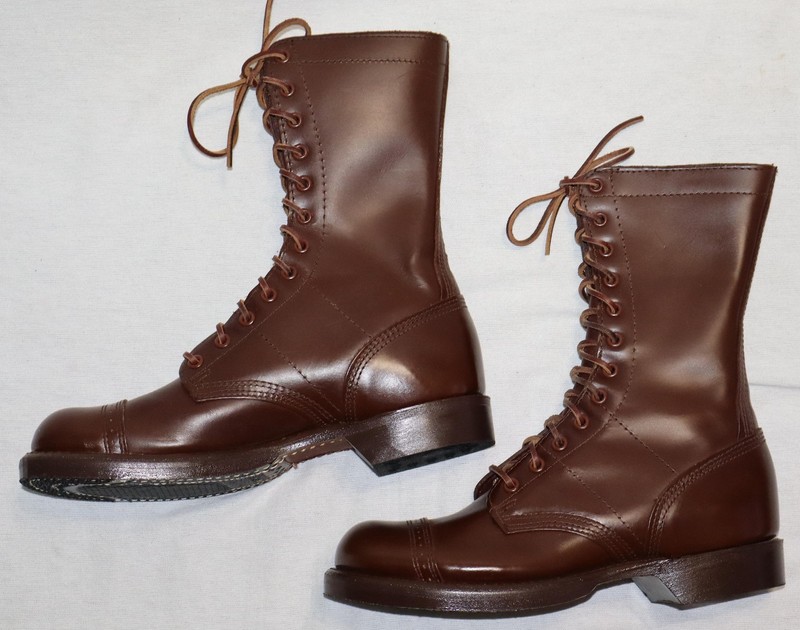 REPRODUCTION WWII CORCORAN PARATROOPER JUMP BOOTS, NEW IN BOX gallery