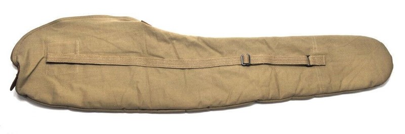 WORLD WAR 2 M1 GARAND FLEECE LINED CANVAS CASE Khaki Color Marked JT&L 1942 gallery