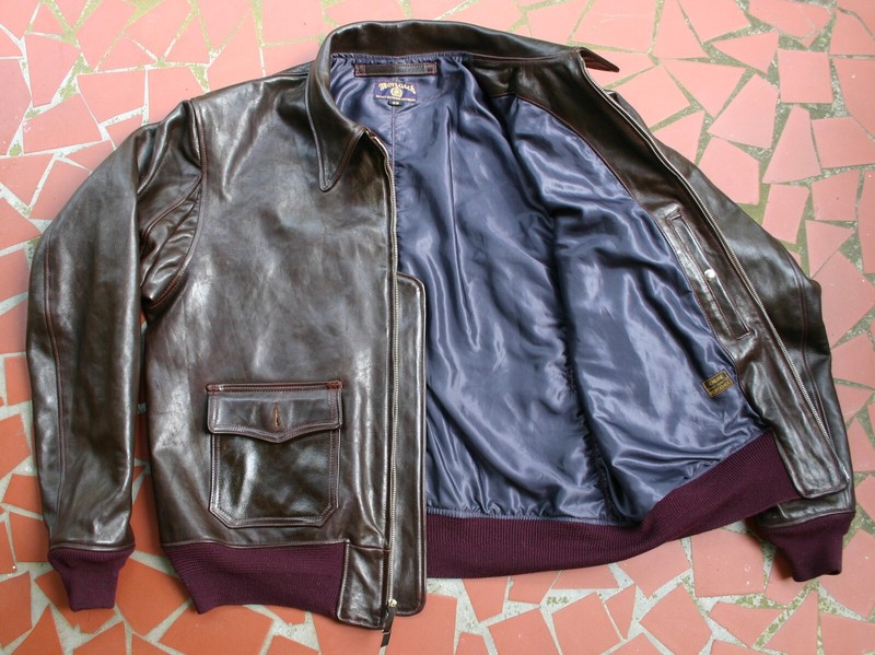 MONARCH USN WW-2 REPRO AN-J-3, M-422, G-1 HORSE HIDE LEATHER FLIGHT JACKET BUILD gallery