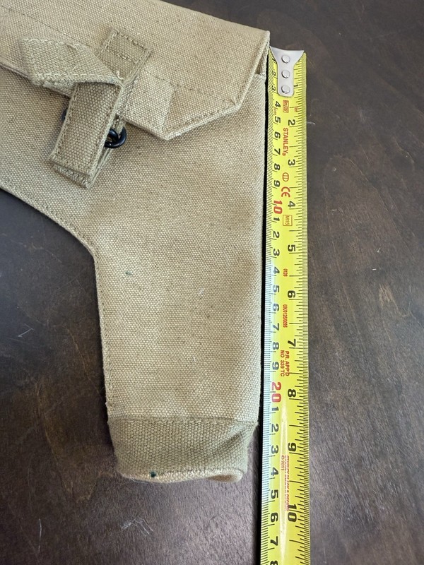 Reproduction Canvas Holster For Revolver-possibly Wembly Or Smith And Wesson gallery