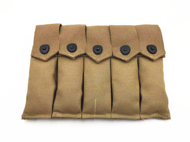 WW2 US ARMY SHOVEL SPAD THOMPSON MAGAZINE BAG 1928 HAVERSACK SOLDIER MILITARYSET gallery