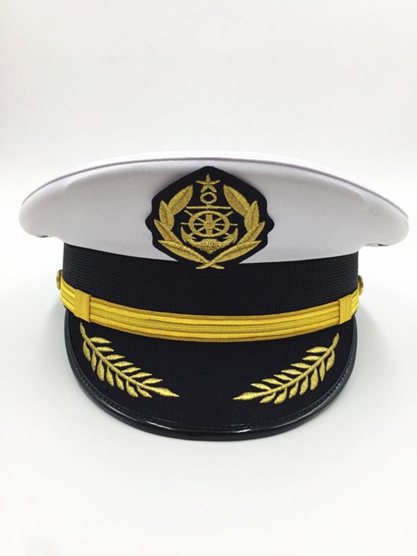 Crew Cap Naval Officer Hat Military Men Sailor gallery