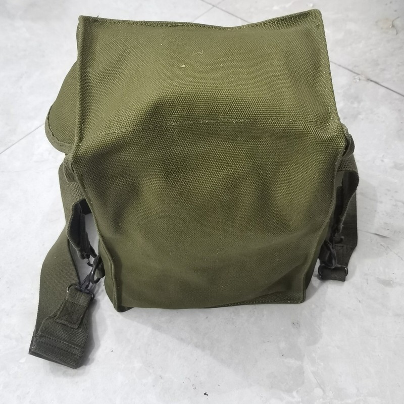 WWII US Amry General Purpose Ammo Bag With Strap For Collections Green gallery