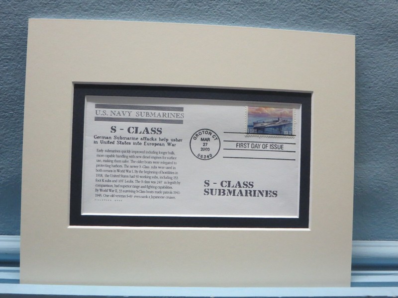 American Submarines – The S-Class Submarine & First day Cover of its own stamp