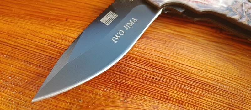 8” Patriotic Battle of Iwo Jima Tactical Pocket Knife gallery