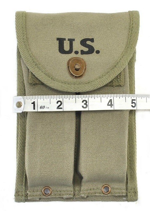 WW2 RIGGER MADE M1 CARBINE MAGAZINE POUCH gallery