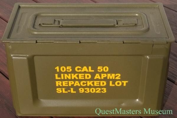 U.S. WWII .50 Cal. Ammo Box Stencil, - Stencil 008 gallery