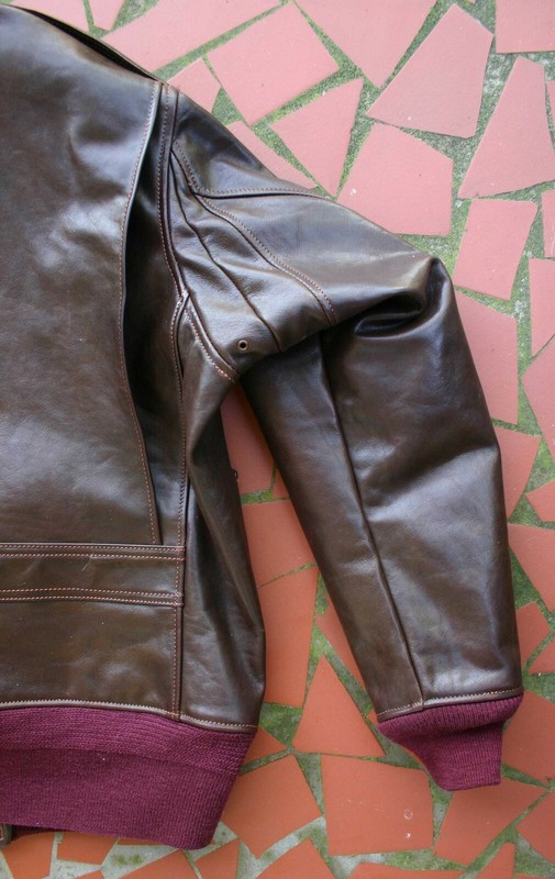 MONARCH Pre WW-2 REPRO AN-J-3, A-2 Type HORSE HIDE LEATHER FLIGHT JACKET BUILD gallery