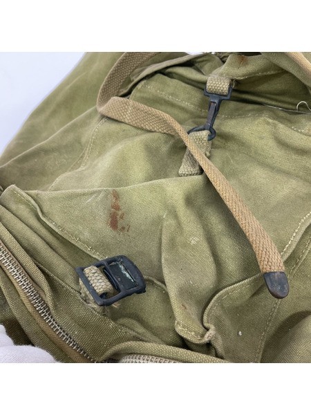 US ARMY WWII Backpack 1941 Vintage Military Khaki Used gallery