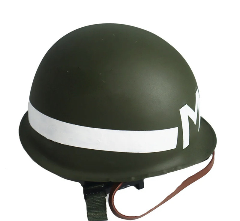 MP Helmet Metal Soldier Helmet Double Layer Combination Equipment Plus Padded gallery