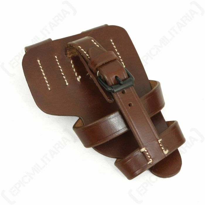 German WWII Army Paratrooper Fallschirmjager Holster - Dark Brown