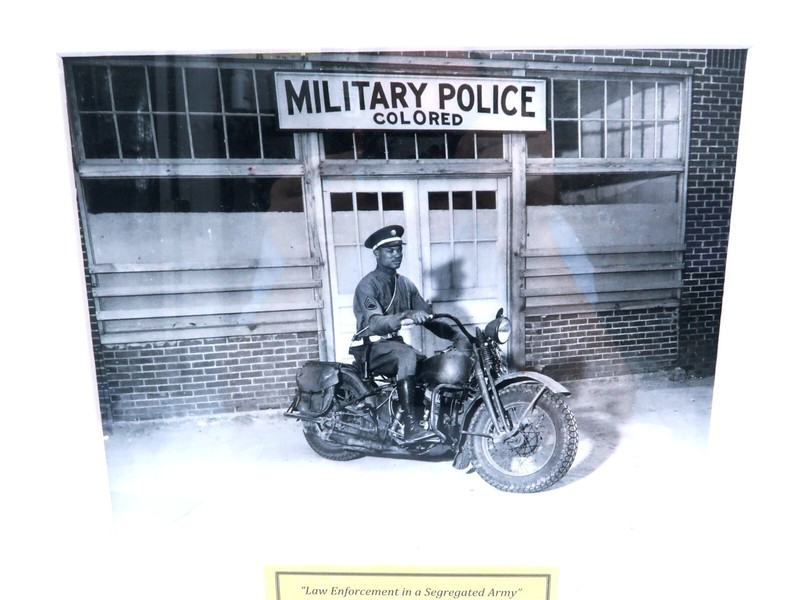 WWII "Law Enforcement in a Segregated Army" Framed HISTORIAL PHOTO 18" x 16" WW2 gallery
