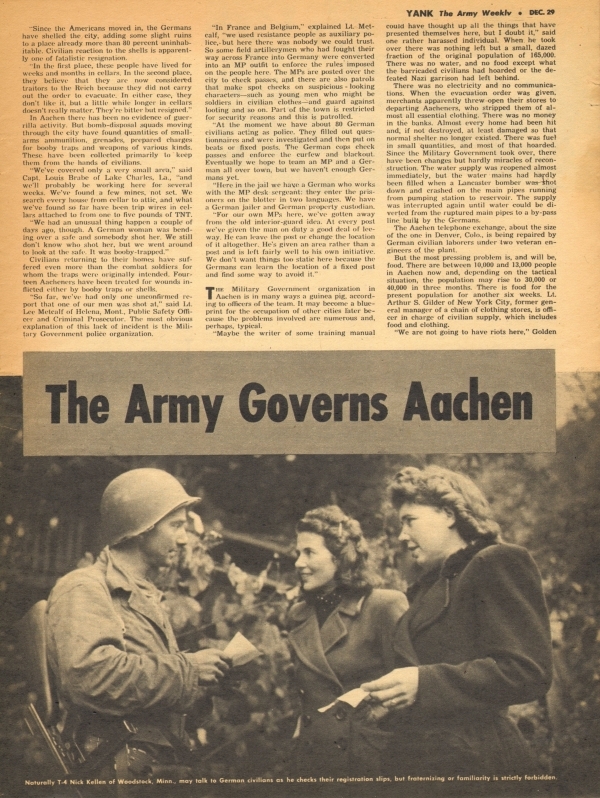 CD File 2 YANK Issues European Edition 1944-45 Aachen B-24 Gunner gallery