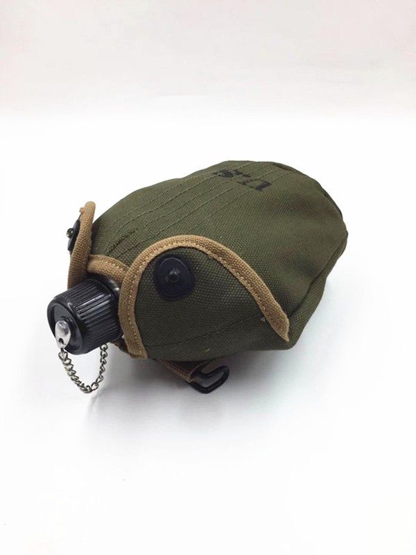 Replica US Army GI M1910 Stainless Steel Canteen And Cover 1 L gallery