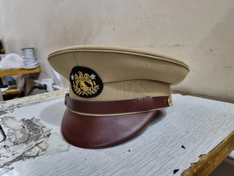Mexican Army Military Officers Dress Visor Hat Cap All Size gallery