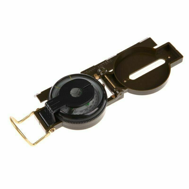 WWII US ARMY LENSATIC COMPASS TOOLS+ POUCH CANVAS Khaki -WW2 REPRO gallery
