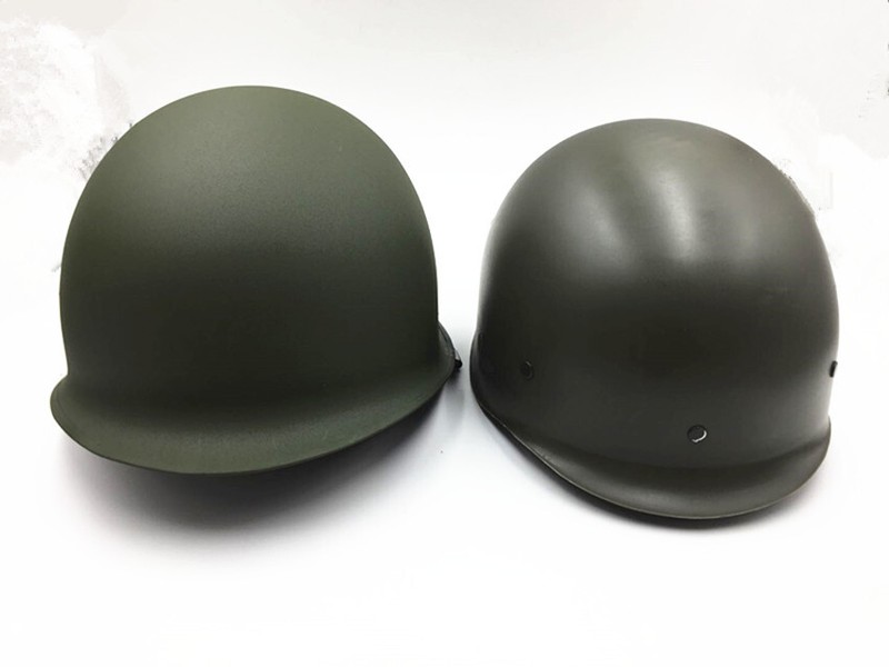 WWII WW2 US Army M1 Helmet -Green Seam America Military Helmet gallery