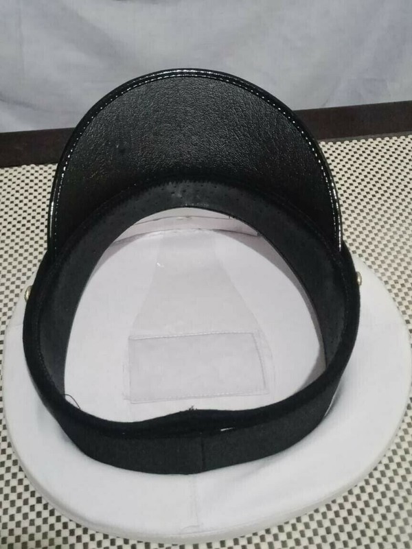 WW2 US Navy Army Officers Visor Cap Marine Captain White Cap Hats Reproduction gallery