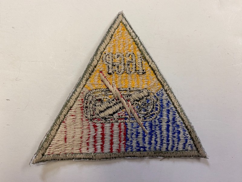 F0159 Repro WW2 US Army Armored Tank Group Triangle 16thGP IR44D gallery
