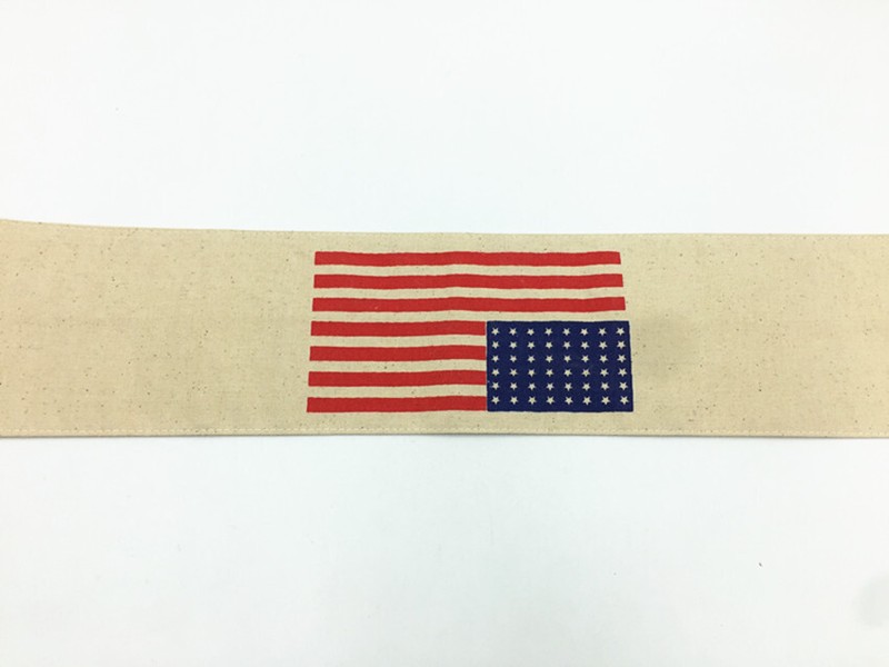 WW2 US ARMY AIRBORNE/PARATROOPER 48 STAR AMERICAN FLAG ARM BAND gallery