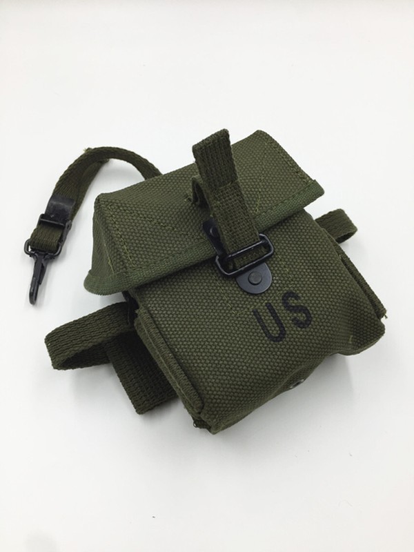 WWIIWW2 US Vietnam Army M1956 M16 Universal Short Canvas Pack Bag Pouch Tool Kit