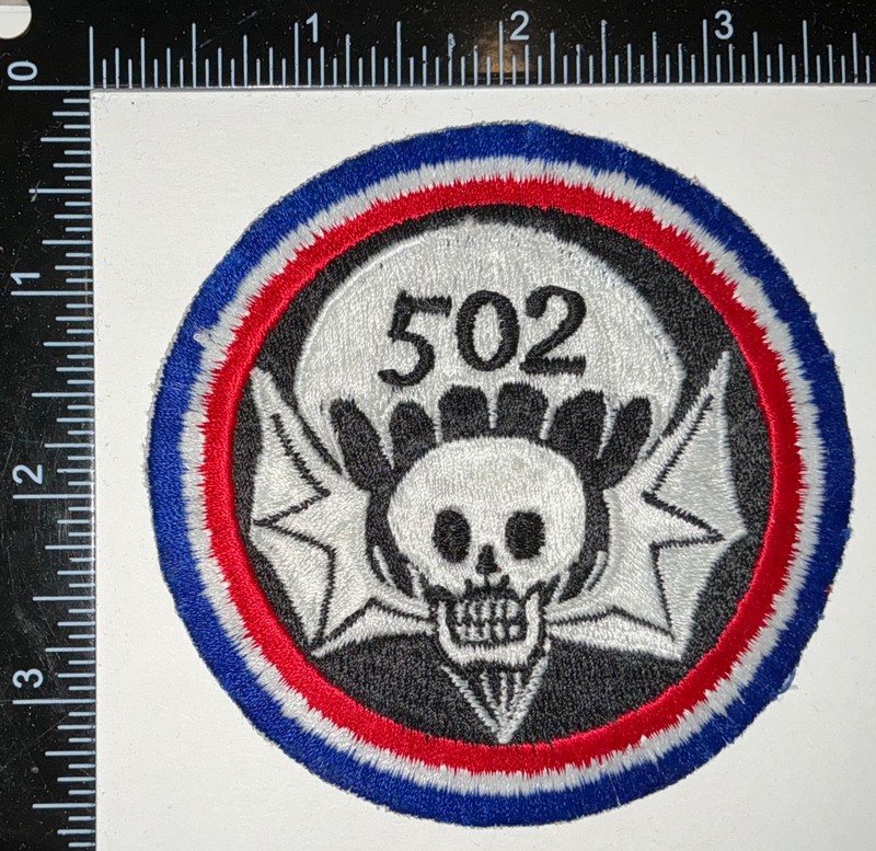 REPRODUCTION WWII US Army 502nd Airborne Parachute Infantry Regiment PIR Patch