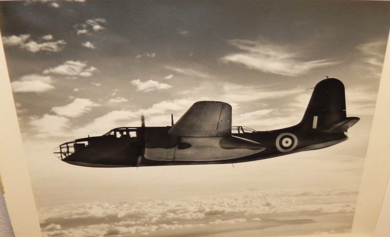 ARCH WALLEN SIGNED MK #13 SQUADRON RAF GREECE 1945 BLACK AND WHITE PHOTOGRAPH