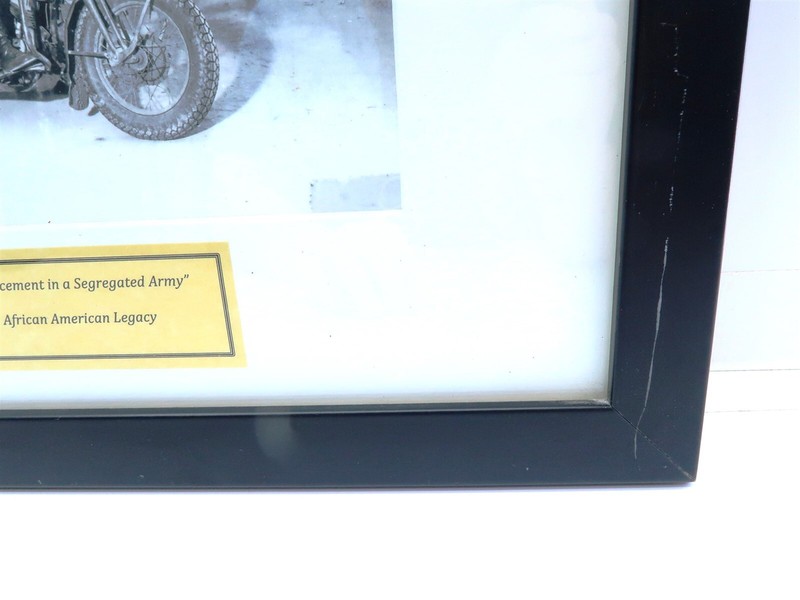 WWII "Law Enforcement in a Segregated Army" Framed HISTORIAL PHOTO 18" x 16" WW2 gallery
