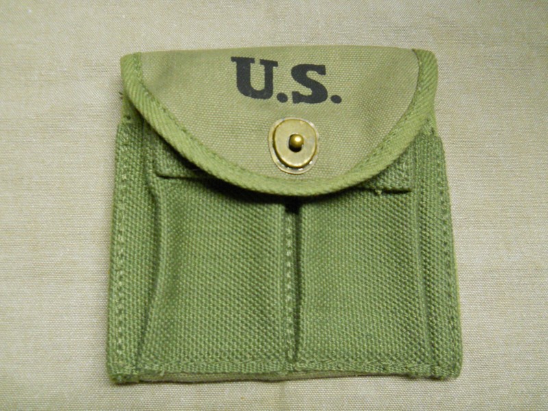LARGE Adjustable to 54″ M1956 PISTOL BELT & M-1 Carbine Magazine Pouch Belt Type