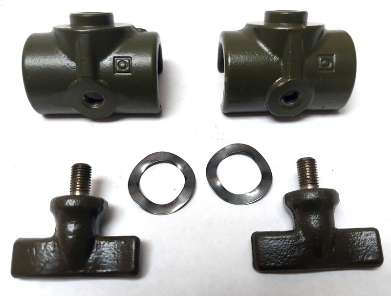 ford GPW ✅(A2754-K-GPW-E ) Top Bow Complete Bracket Hardware Set, F Marked, G503 gallery