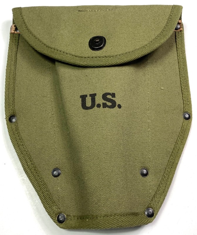 WWII US M43 M1943 ENTRENCHING SHOVEL TOOL CARRIER COVER-OD#3