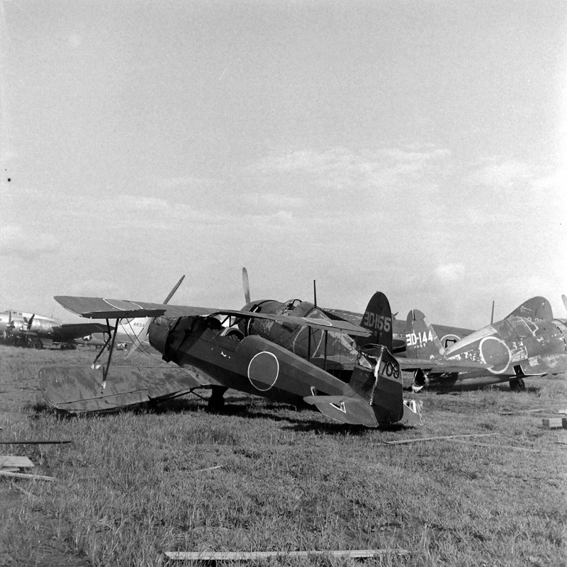 WW2 WWII Photo World War Two / Japanese Aircraft on Airfield in Japan 1945