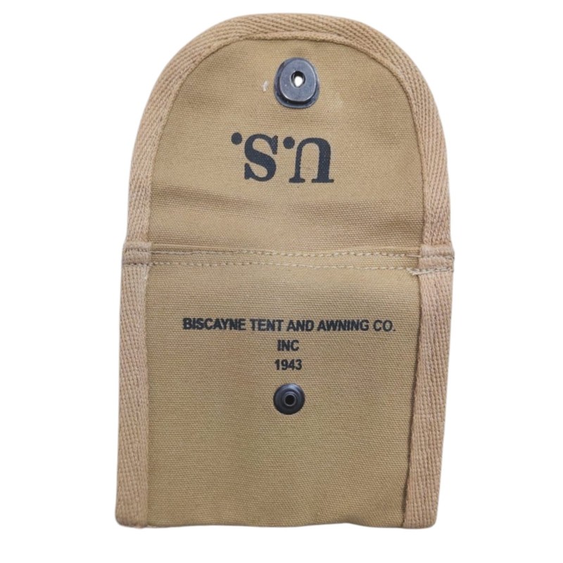 WW2 US Army 1943 M1 Carbine Double Butt Stock Pouch-Combo Khaki & OD Green gallery