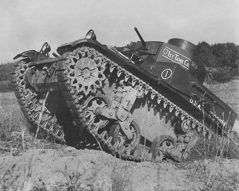 M2A2 of the 1st Tank Company World War II WWII WW2 8×10 Photo 833c