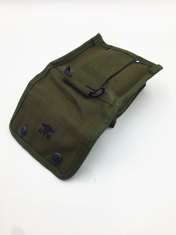WW2 US MILITARY ARMY M2 M1945 GUNGLE FIELD FIRST AID KIT POUCH BAG WITH ICON gallery