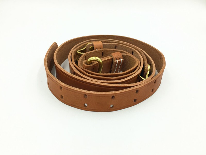 WW2 US M1 M1907 M1903 Garland LEATHER SLING Repro