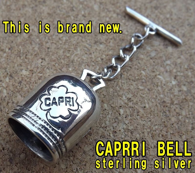 WW2 repro San Michele Capri Bell Charm sterling silver Brand new