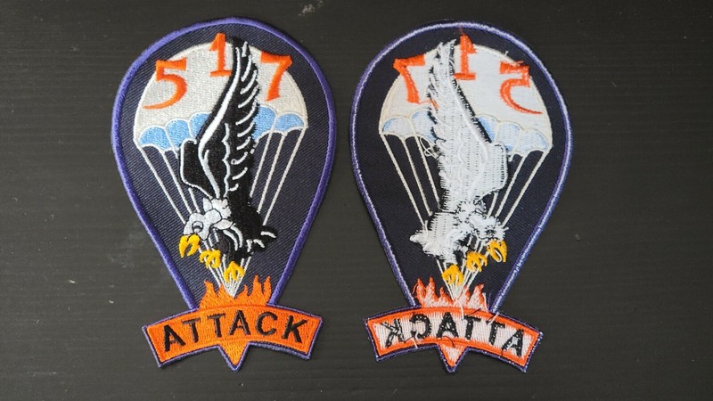 Repro WW2 US Army 517 Airborne Patch PIR Parachute Infantry Regiment No Glue 160 gallery