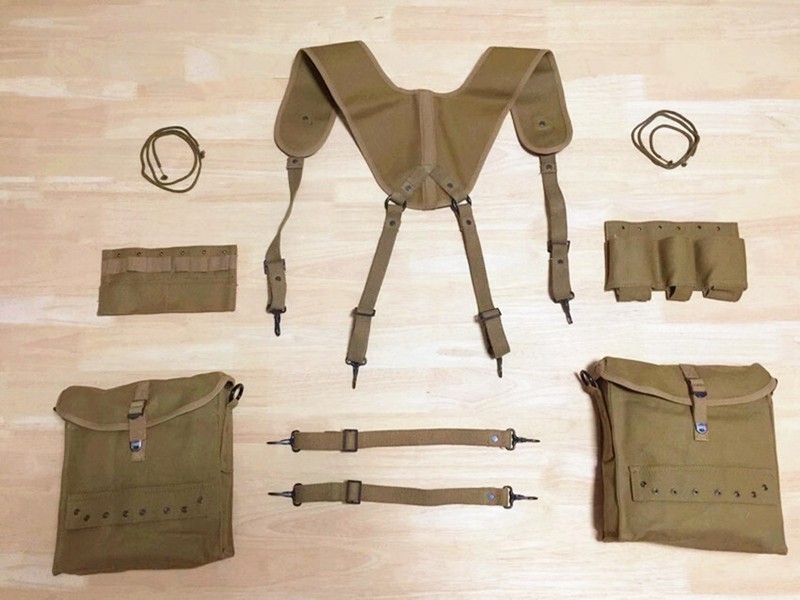 FULL SET TOMBJ Military WW2 US ARMY MEDICAL POUCH PACKAGE STRAP MEDKIT Hi-Q