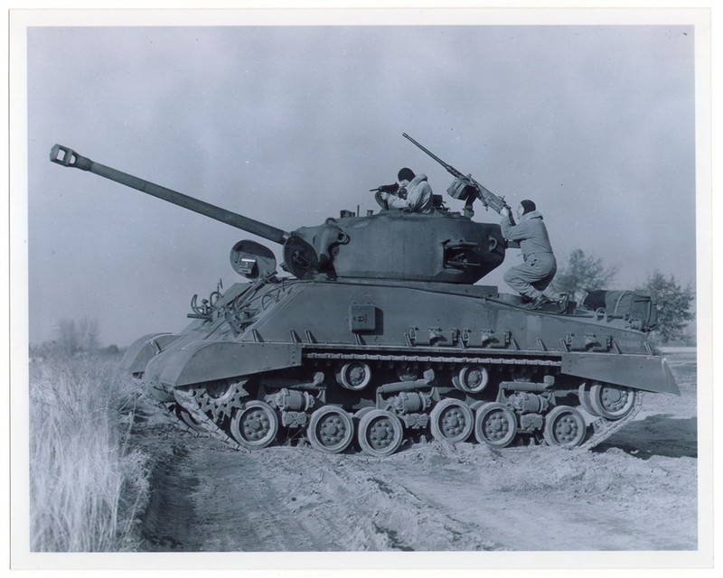 WW2 M4A3E8 76mm Gun Sherman Tank 8×10 Photo