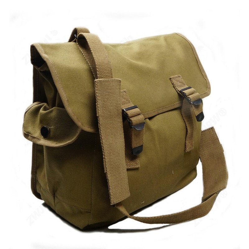 Mochila Militar USMC Officer Tactical Bag WWII US Army Pouch KHAKI gallery