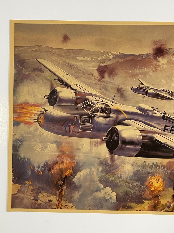 World War II Poster Twin-Engine Douglas Invader Bomber Plane WW2 Poster Print gallery