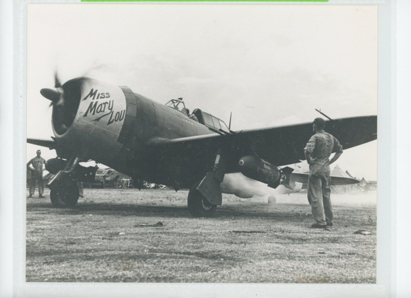 WWII 8x10 Photo Print Miss Mary Lou bomber plane