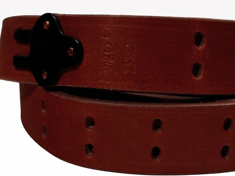 US M1 Garand. '03 rifle sling SINGER CO. 1942 PREMIUM M1907 leather REPRO NEW gallery