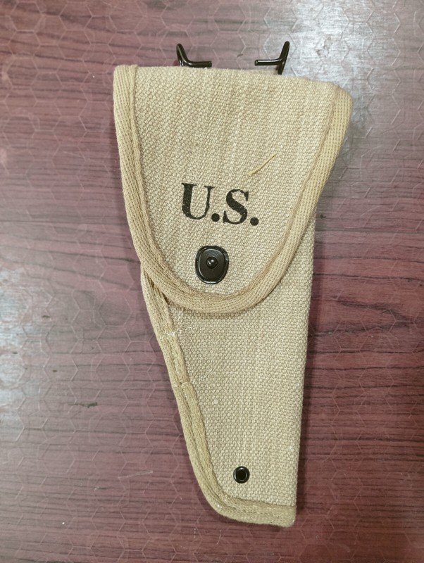 Reproduction Military WW2 U.S Army Replica Colt .45 Holster M1911 Canvas Khaki