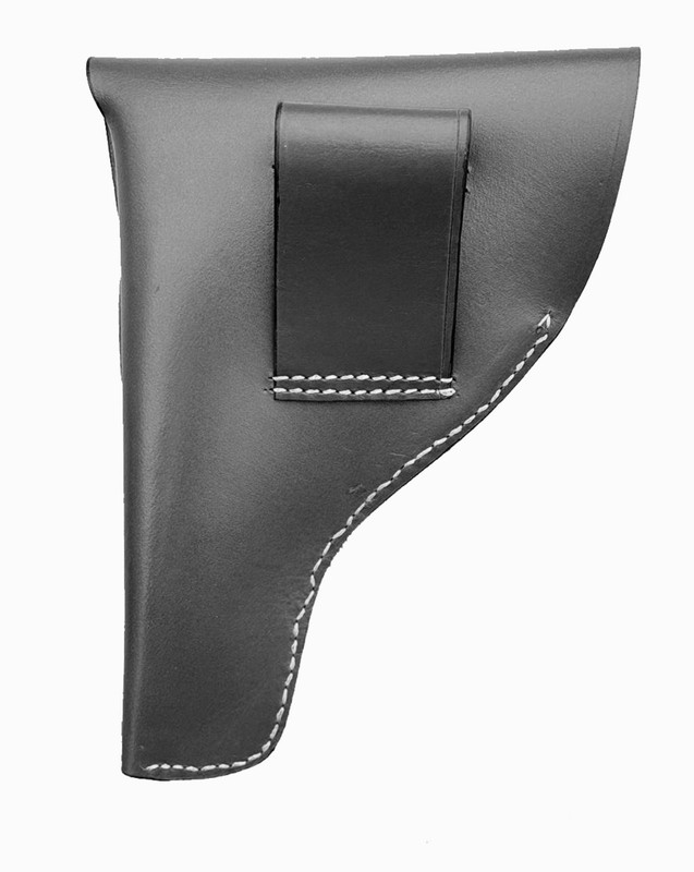 US World War II Reproduction Right Hand Colt 1903 Black Hammerless Holster gallery