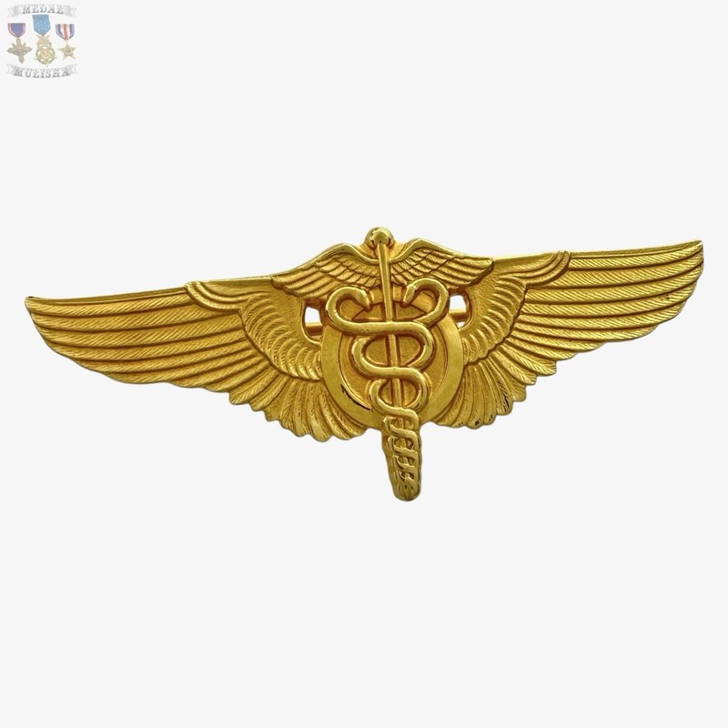 FLIGHT SURGEON WINGS BADGE 2” SIZE INSIGNIA REPRODUCTION STRIKE gallery