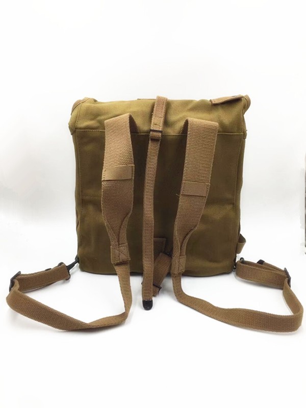 WW2 US ARMY USMC M1941 PACK COMBINATION US ARMY BELT UA X-STRAPS WITH T-SPADE gallery