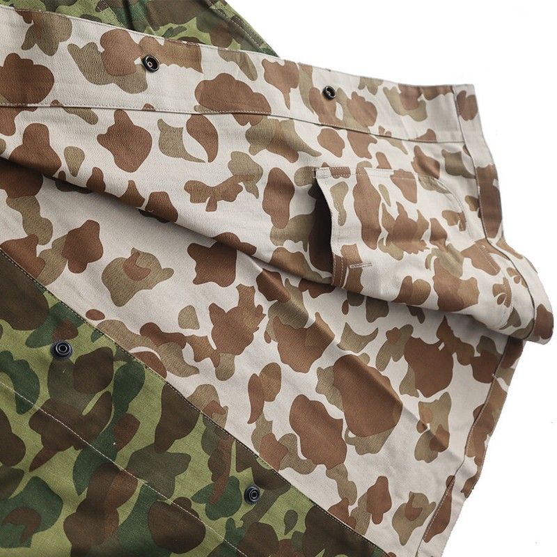 WW2 US ARMY USMC Pacific camouflage UNIFORM AND M1 HELMET WITH COVER USMC LEGGIN gallery