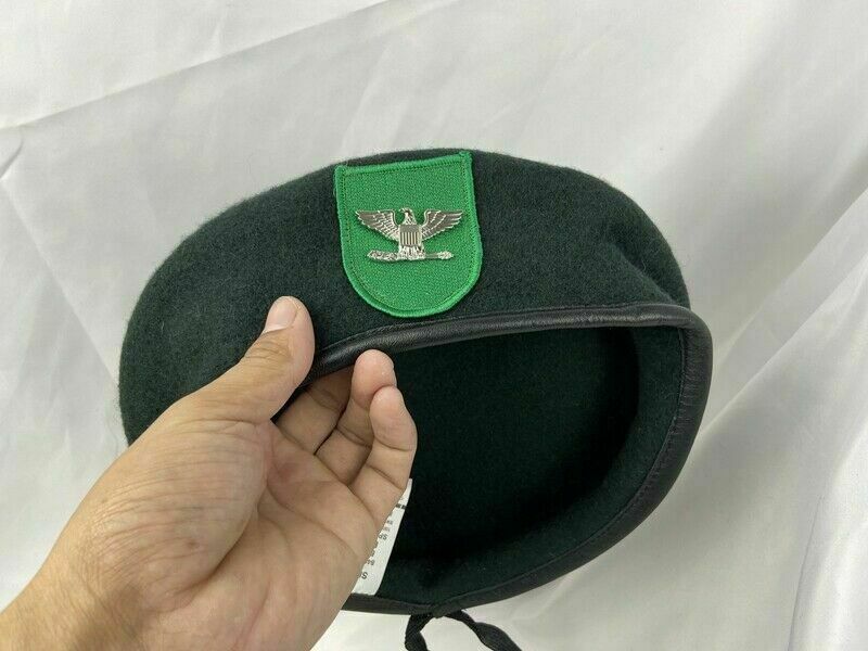 7-1/4 US ARMY 9TH SPECIAL FORCES GROUP BLACKISH GREEN COLOUR Colonel BERET CAP